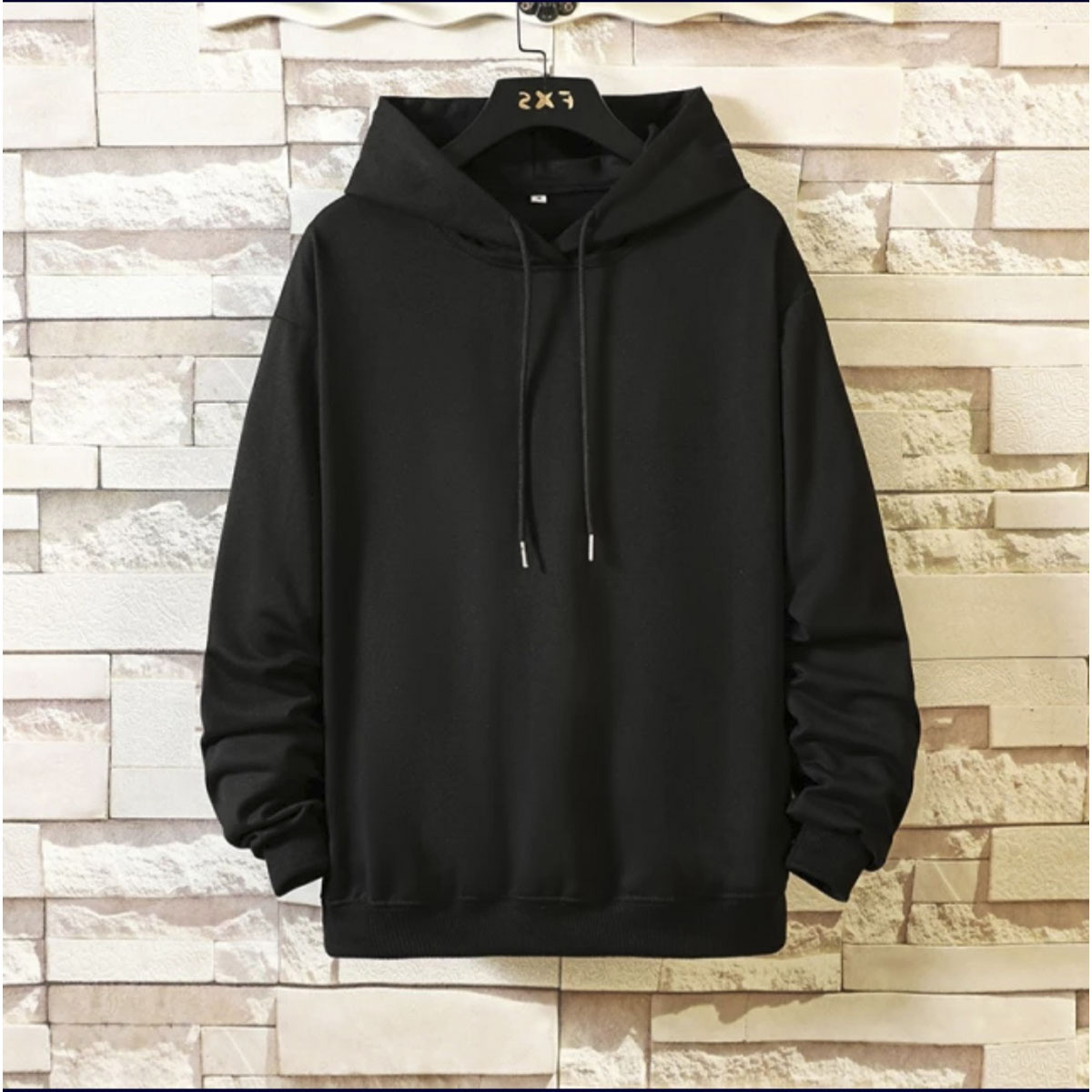 Solid Black Color Hoodie for Men Hoodie For Men Hoodie Hudi