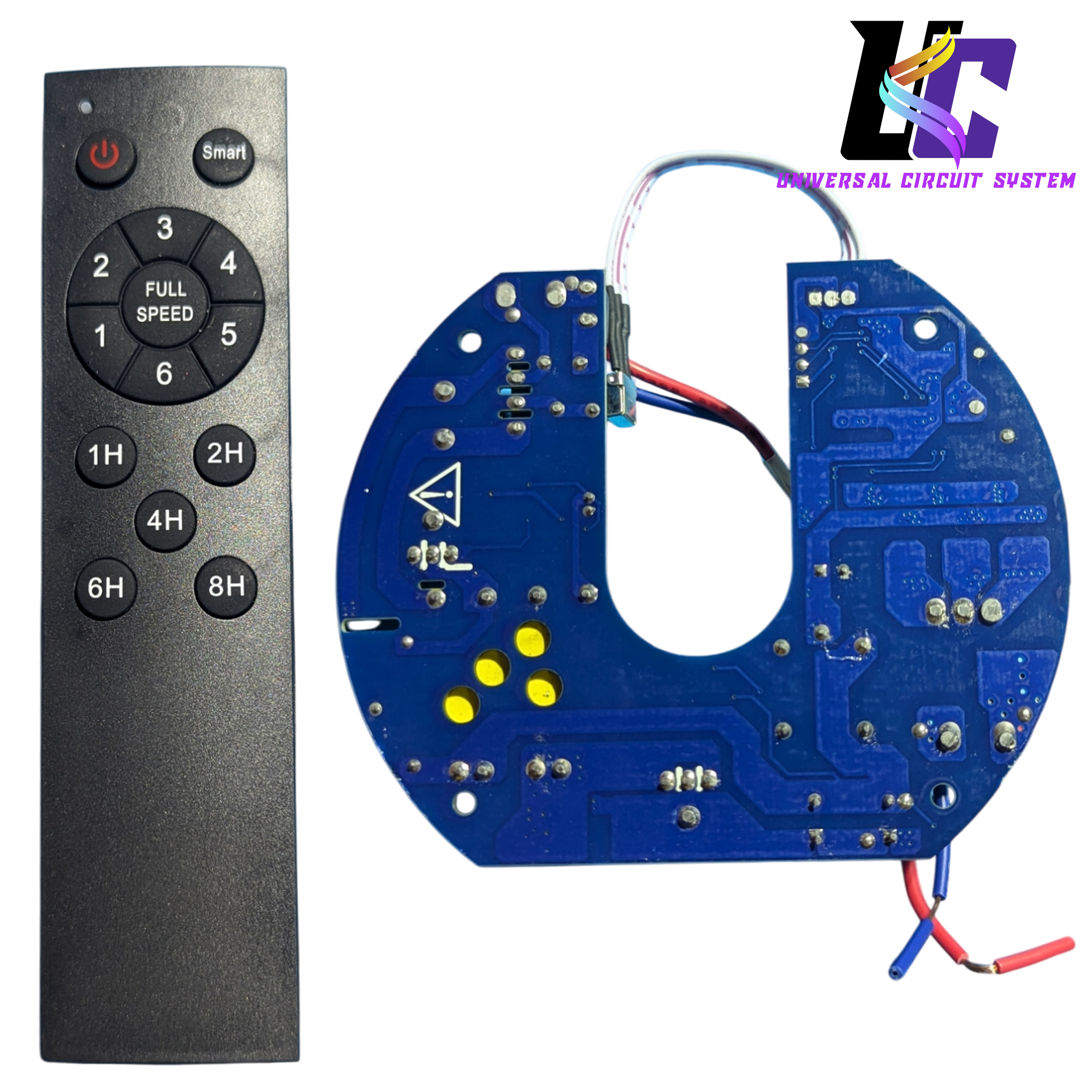 Ceiling Fan Controller PCB Circuit Board 60W AC DC Kit Remote Control bldc ceiling fan controller board. 