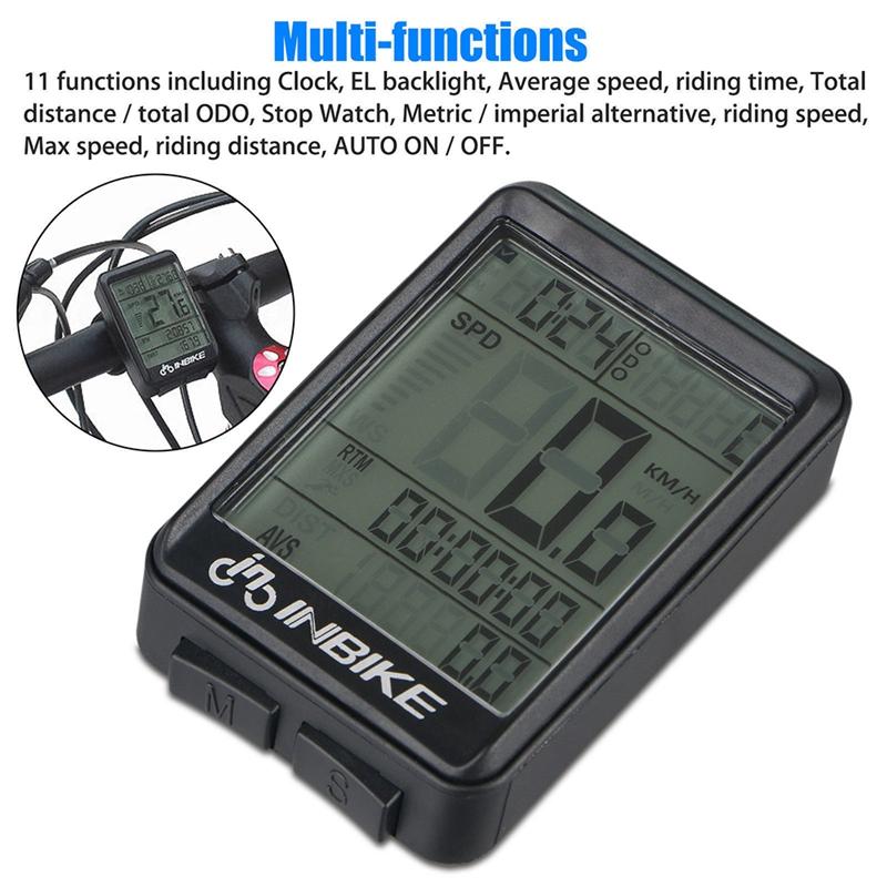 Digital Wireless Cycling Bike Bicycles Computer Odometer Speedometer Waterproof