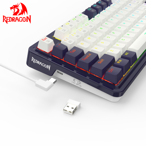 Redragon UCAL K673 PRO 75% 81 Key RGB Mechanical Gaming Keyboard. 