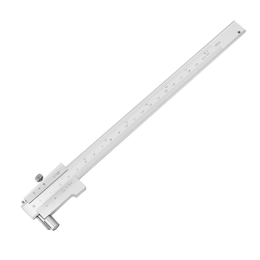 0-200mm Stainless Steel Vernier Caliper Gauge Micrometer Parallel Line Marking Ruler Scriber Measuring Tool Metal Calipers. 