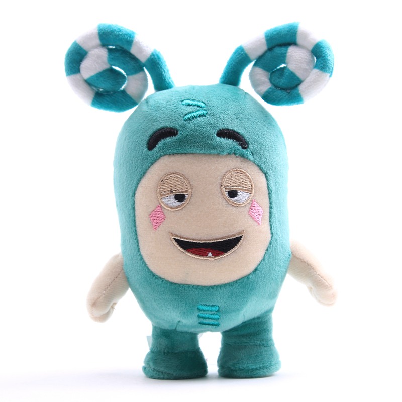 Soft Plush 18cm Oddbods Cuddly Toy Newt Bubbles Pogo Zee Jeff Slick Fuse Plush. 