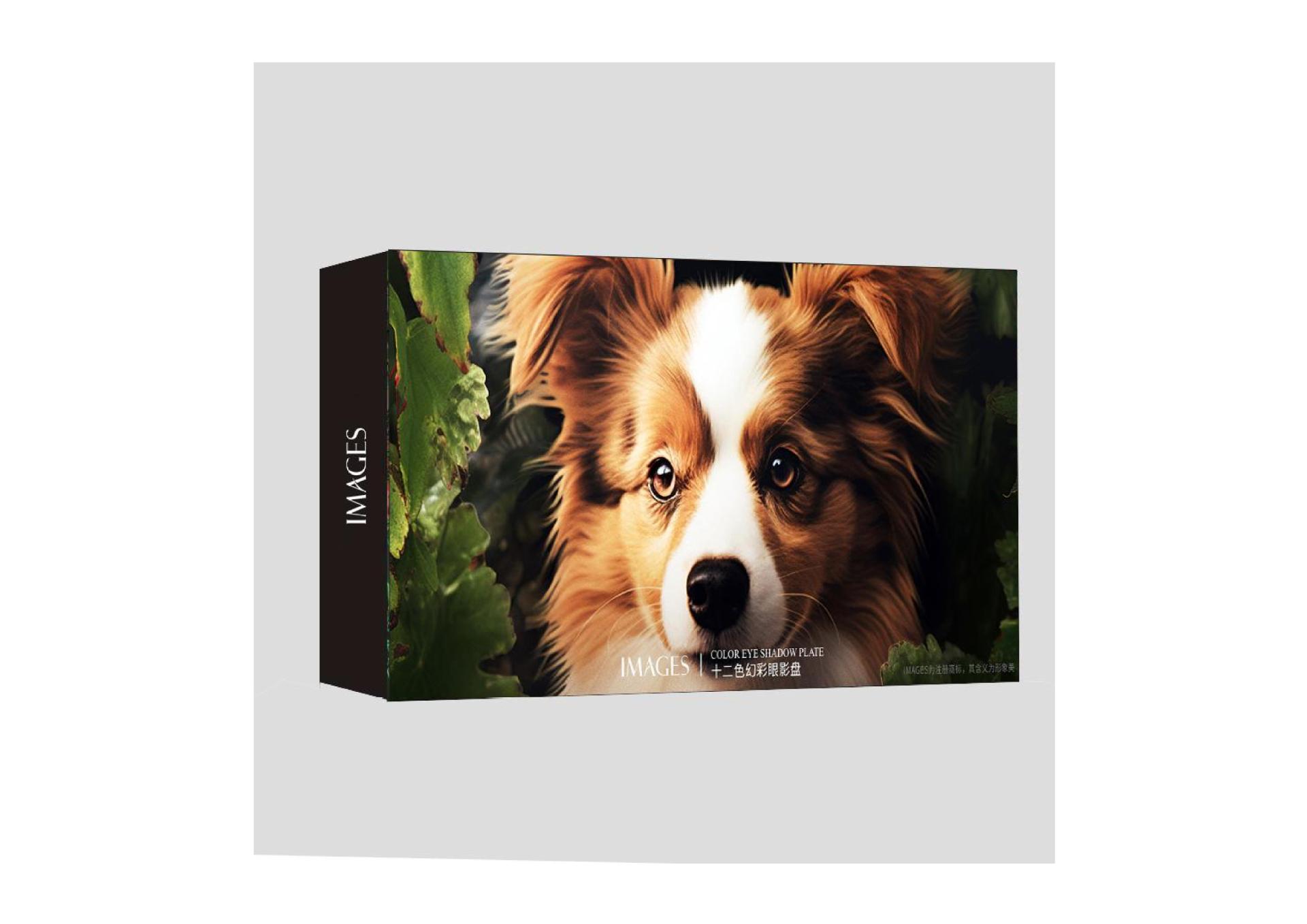Image beauty jungle twelve-color eyeshadow palette with beautiful color and luster, not easy to remove makeup, eye shadow cosmetics makeup wholesale. 