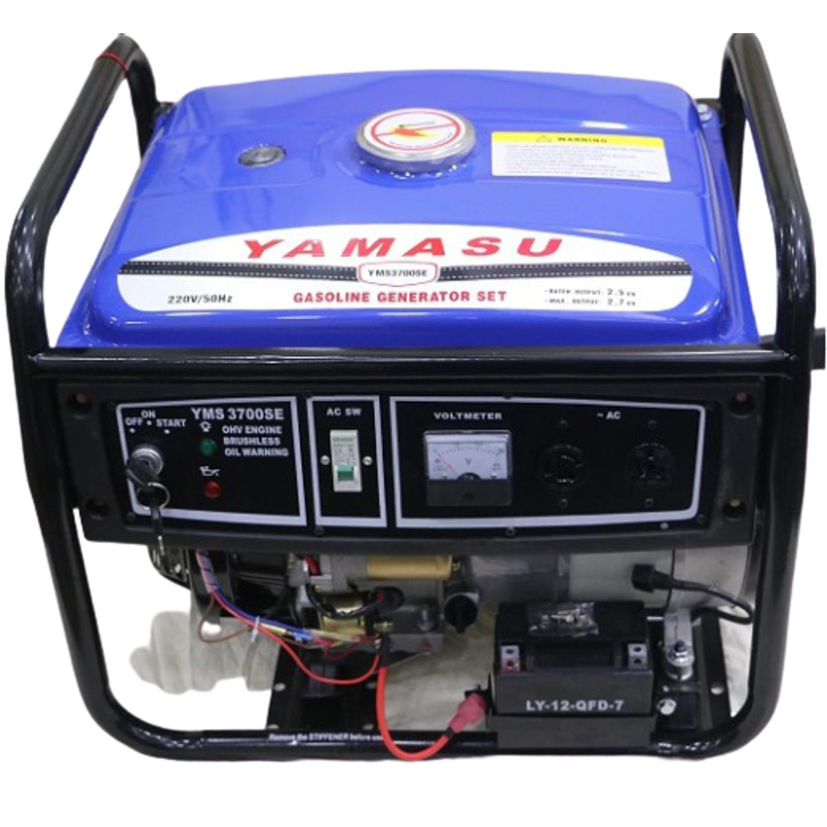 (Petrol/Octane) Generator - Self Key Start System - 2.3 KW - 2.8 KVA - YMS2700SE - Yamasu