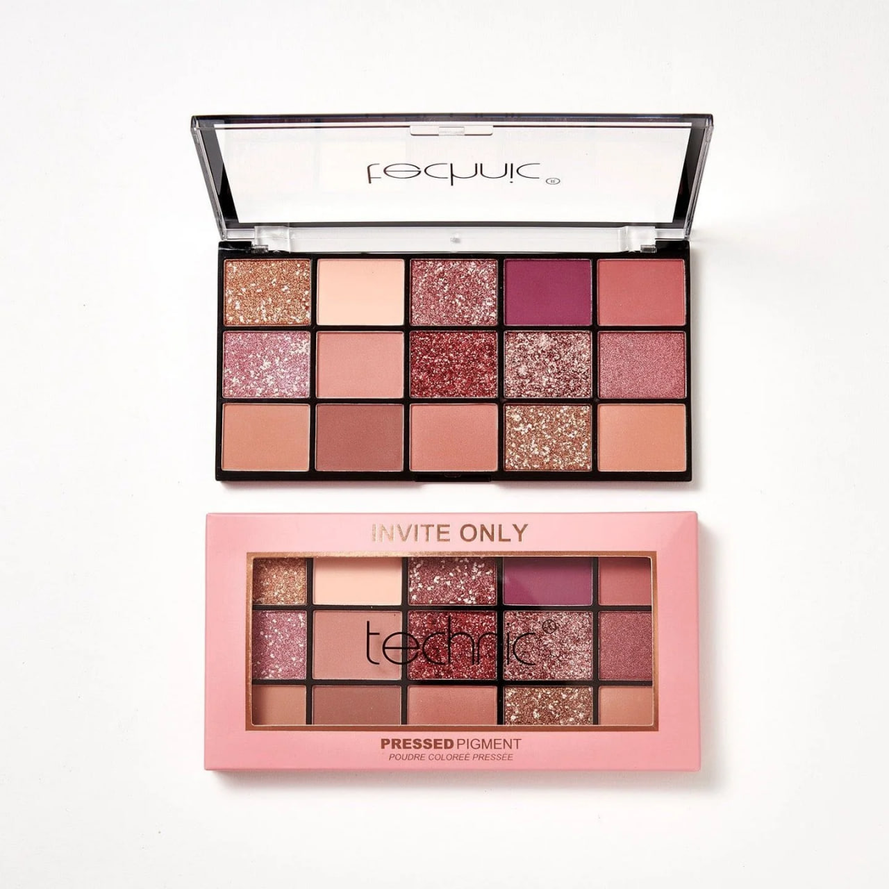 Technic 15 Color Eyeshadow Palette - Invite Only. 
