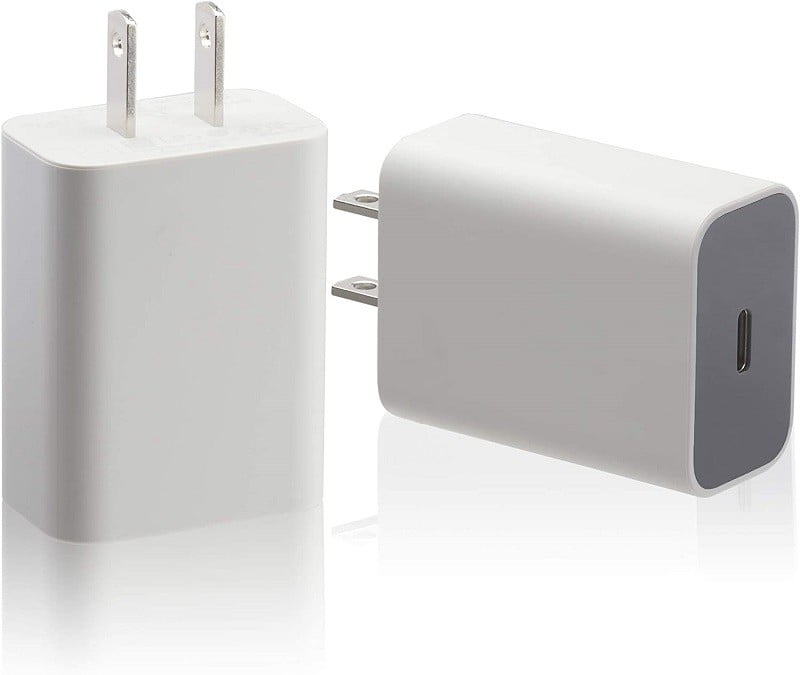 Google 18W USB-C Power Adapter. 