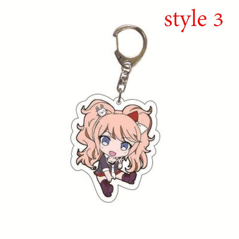 Game Danganronpa Keychain Acrylic Keyring Pendant Cosplay Accessories Gifts. 