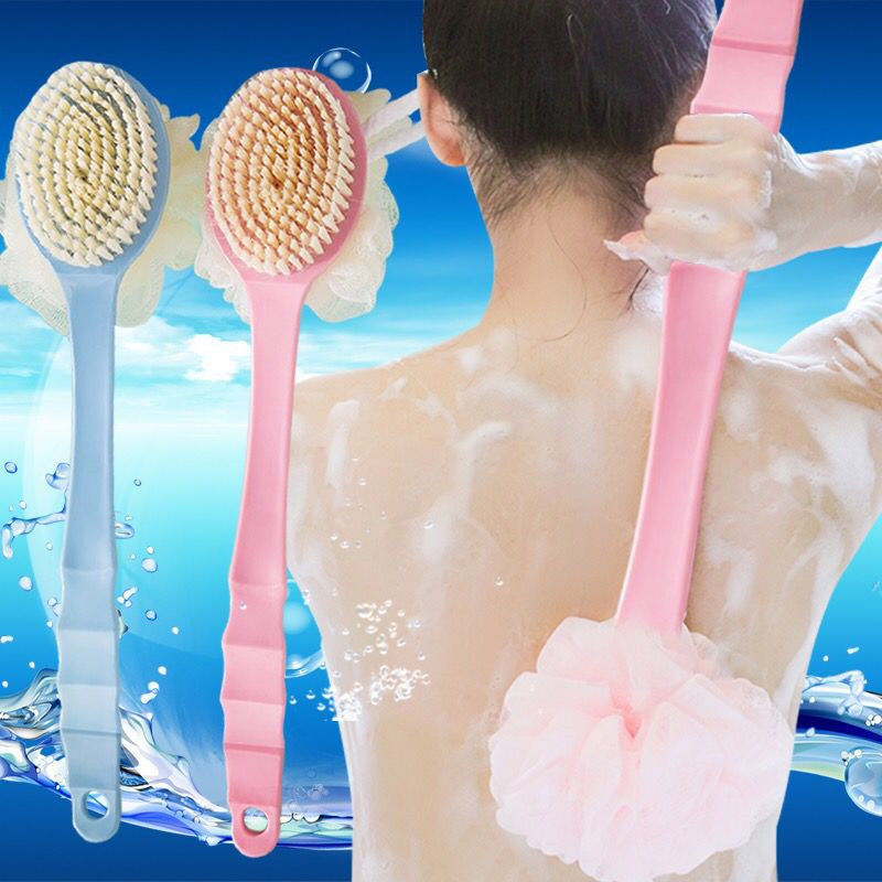 【The Edge of Beauty】New Long-handled crubbing Bruh Bath crubbing Towel Houehold Bathroom upplie oft Hair Bathing crubbing Bruh