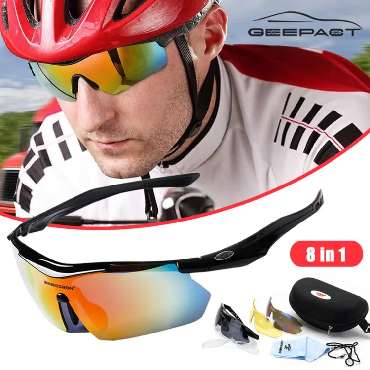 Geepact Bicycle Sunglasses Cycling Sunglasses for Men Women