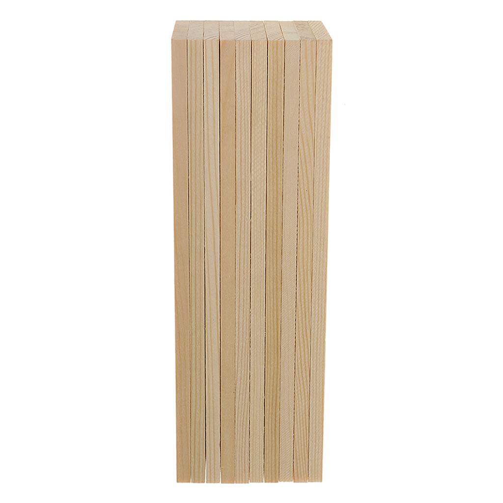 20pcs Smooth Unfinished Wood Pieces Rectangle Board for Modelling Material. 
