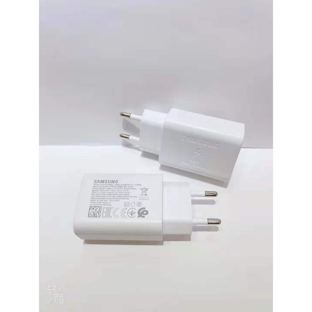 Samsung 25W Usb Fast Charger With Usb To Type-C Fast Cable For Samsung Galaxy A70 A50 A50S A71 A51 M51 M21 M31 - Charger