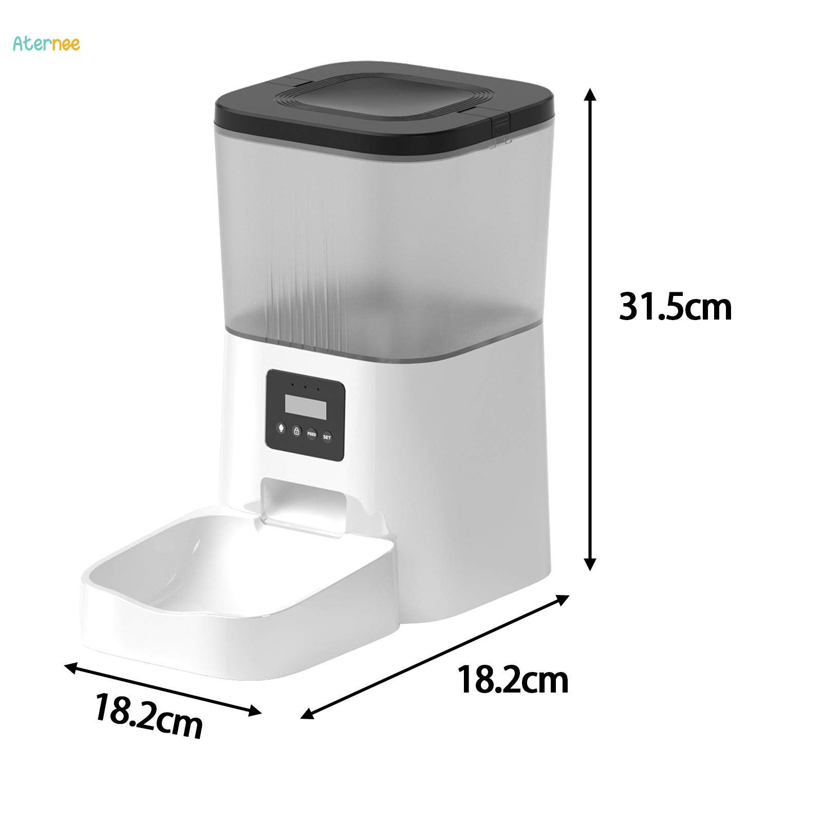 Smart Automatic Cat Feeder Easy Cleaning Clog App Control 4L Cat Food Dispenser Automatic Dog. 