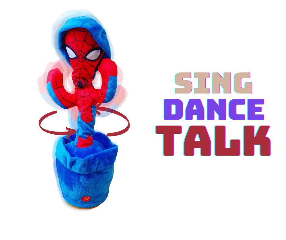 Dancing & Talking spider man (Rechargeable). 