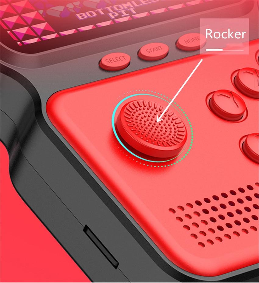 M3 Retro Portable Mini Handheld Game Console 8-Bit 3.0 Inch Color LCD Color Game Player Built-in 900+ Classic Game box power. 