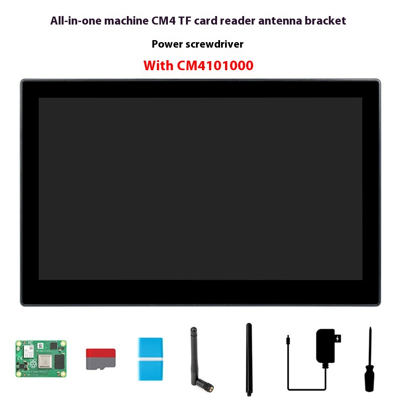 Micro Snow 13.3-inch Raspberry Pi CM4 all-in-one computer with HDMI high-definition capacitive touch screen supporting multiple systems. 