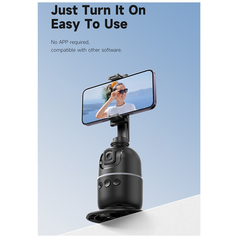 P03 Pro Gimbal Stabilizer AI Following Face Tracking Desktop Gimbal. 
