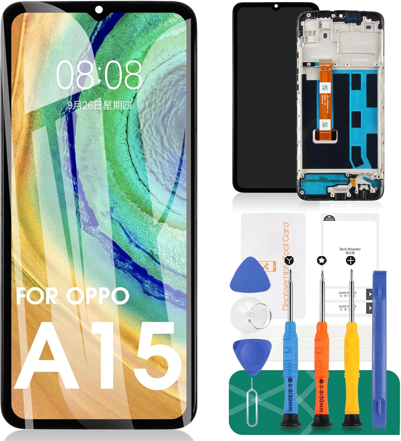 Original quality Oppo A15 display. 