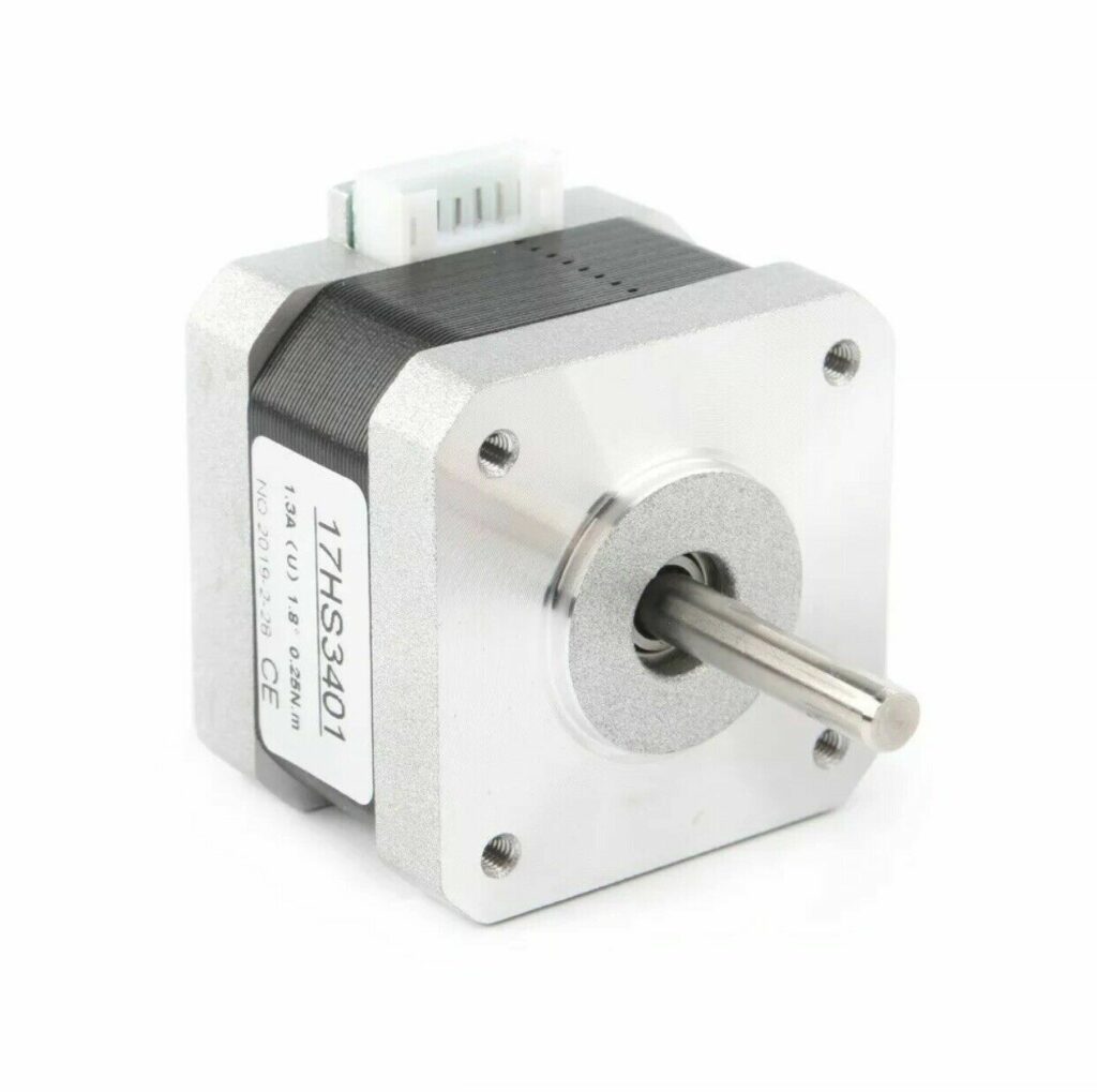 0.25N.m NEMA17 NEMA-17 17HS3401 DC 12V 1.3A 0.25N.m 1.8 Degree 4 Lead Cables 42BYGH L34mm Stepper Motor For CNC Machine 3D Printer NEMA 17 Stepper Motor. 