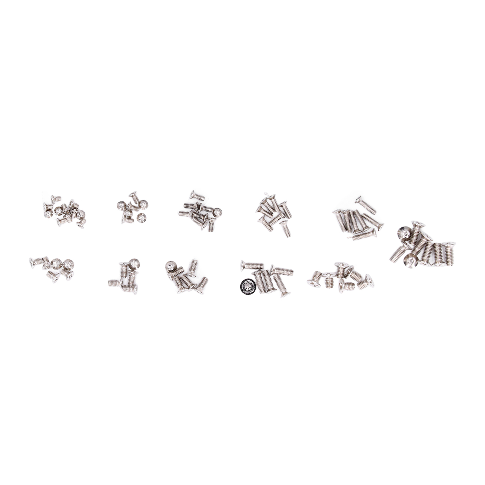 Computer Screws Set, Standard Metric Computer Screw Carbon Steel Non Deform M2 M2.5 M3 for Notebook for Serviceman. 