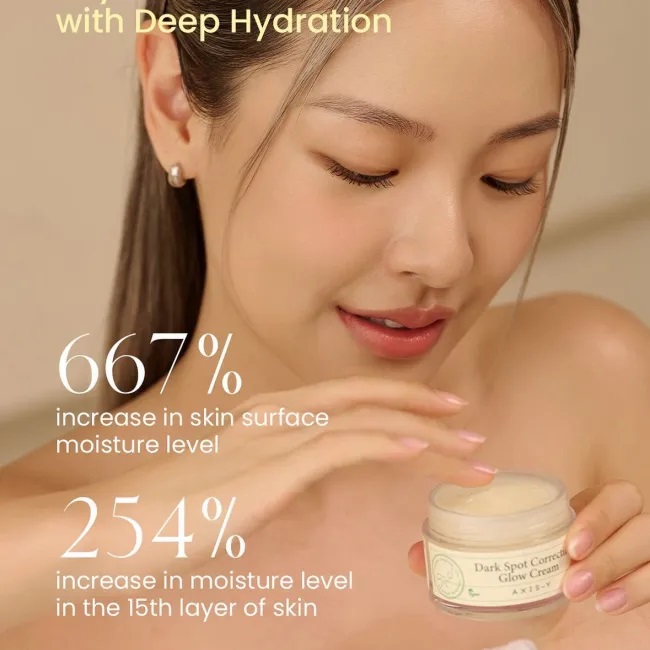 Axis-y Dark spot correcting glow cream 50ml. 