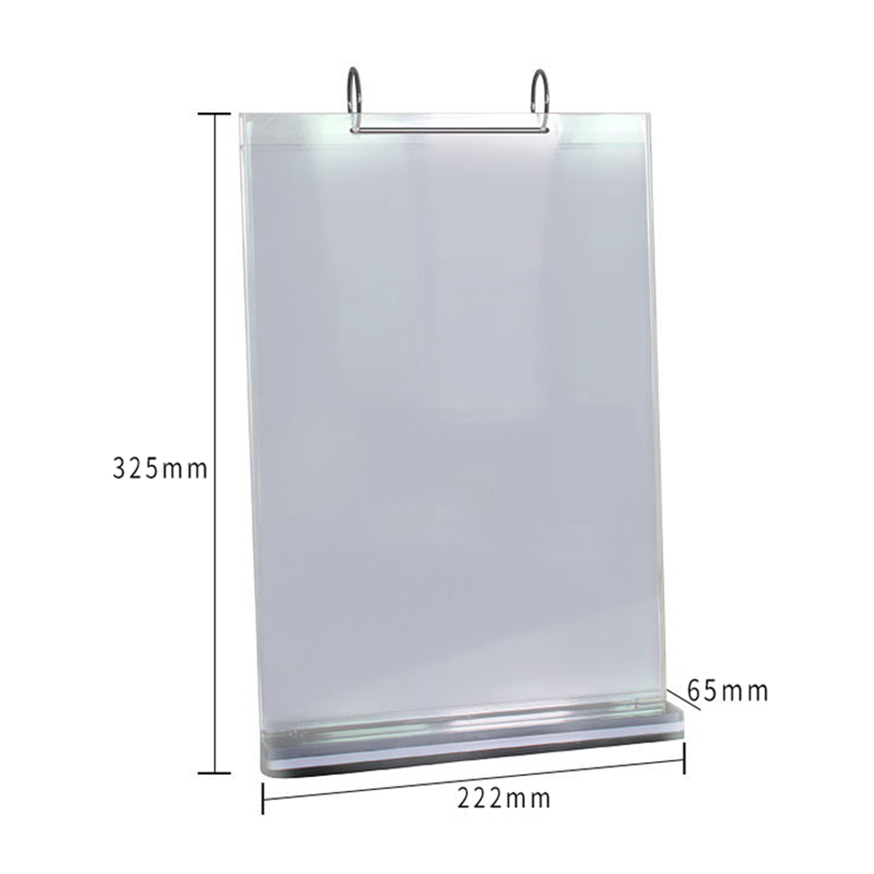 A4 Multi-Page Flip Display Card Label Display Stand Detachable Label. 