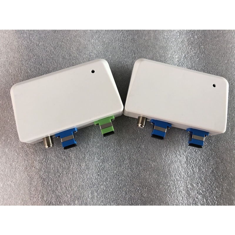 1pcs 1550nm Passive Mini CATV Optical Receiver Node with WDM. 