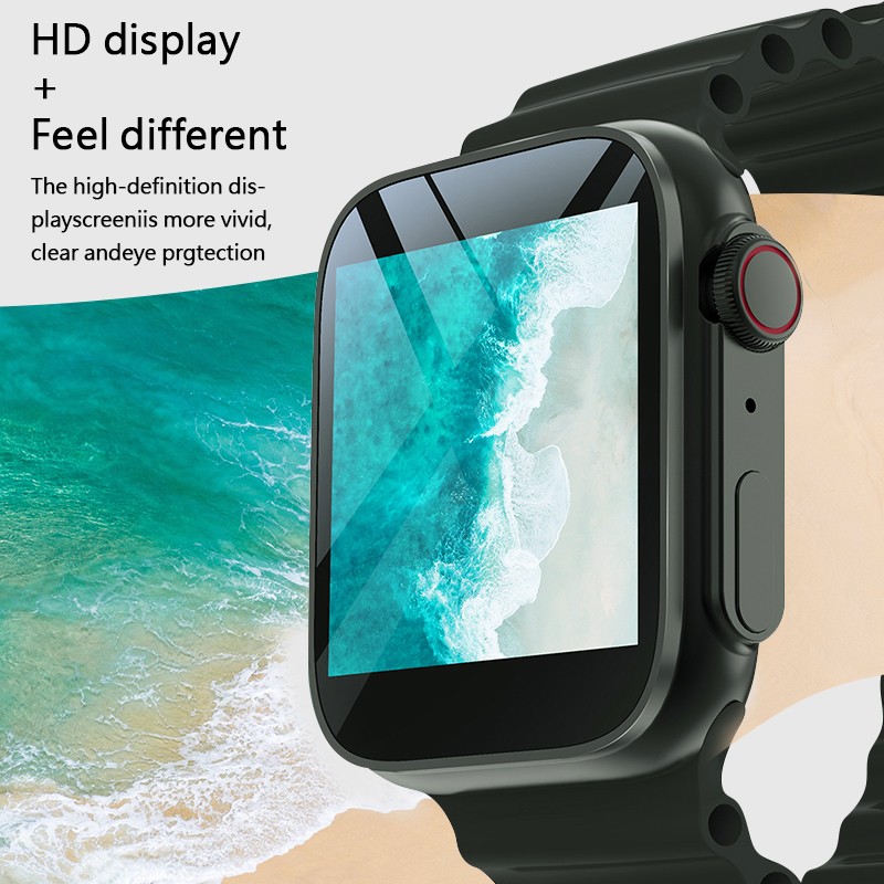U8 Ultra Smart Watch Men Women 1.44" Bluetooth Call Smartwatch Sleeping Heart Rate Monitoring Custom Dial Sport Modes. 