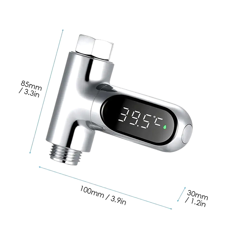 Hot Tub Water Temperature Monitor Electricity Home LED Display Shower Faucets Water Thermometer Bathing Temperature Meter. 