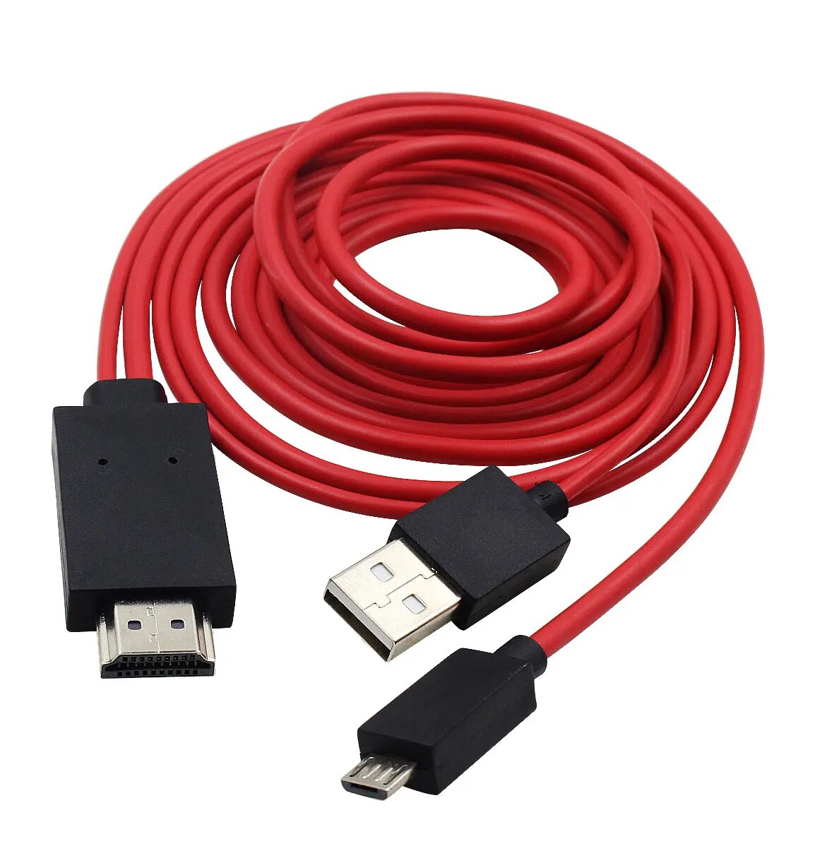 Micro USB to HDMI Media HDTV MHL Adapter Cable for Samsung Galaxy A3 A5 A7