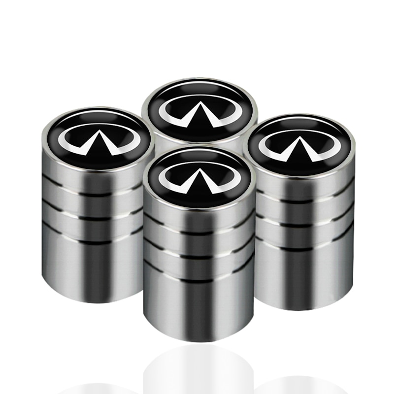 【Mary DAI Store】For Infiniti FX35 Q50 Q30 ESQ QX50 QX60 QX70 JX35 G35 G37 Car Tyre Cap Wheel Tire Valve Caps Tire Badge Decoration. 