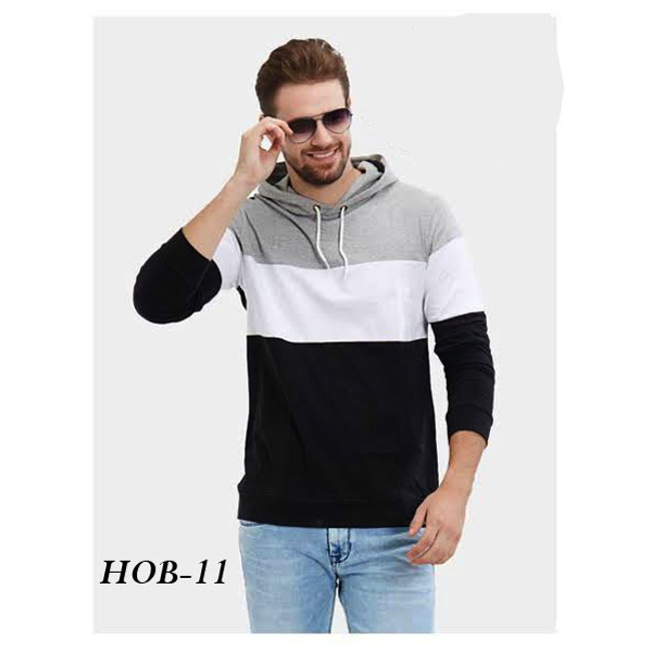 Cotton Long Sleeve Hoodie For Men: Buy 