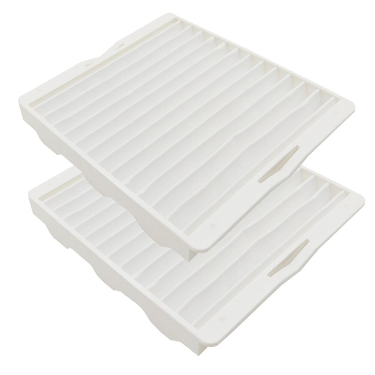2x White Hepa filter for Samsung DJ63-00539A SC41E0 SC4170 SC4180 SC4190 SC5240 SC5250 SC5280 SC5630 SC5670 etc filter parts-2PCS