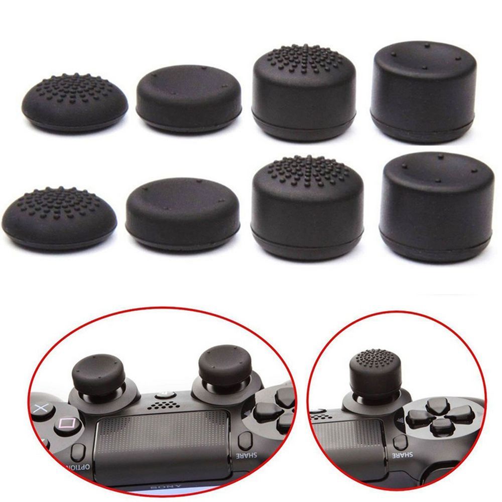ISITA Universal Joystick Caps Rubber Game Controller Thumbstick 8Pcs/Lot Silicone for PS4 XBOX Anti-slip Adjustable Button/Multicolor. 