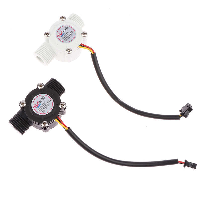 DC 5-18V Water Flow SensorFlowmeter Hall Flow Sensor Water Control Liquid Flow 1-30L/min 2.0MPa Sensor Switch YF-S201 Demoo. 