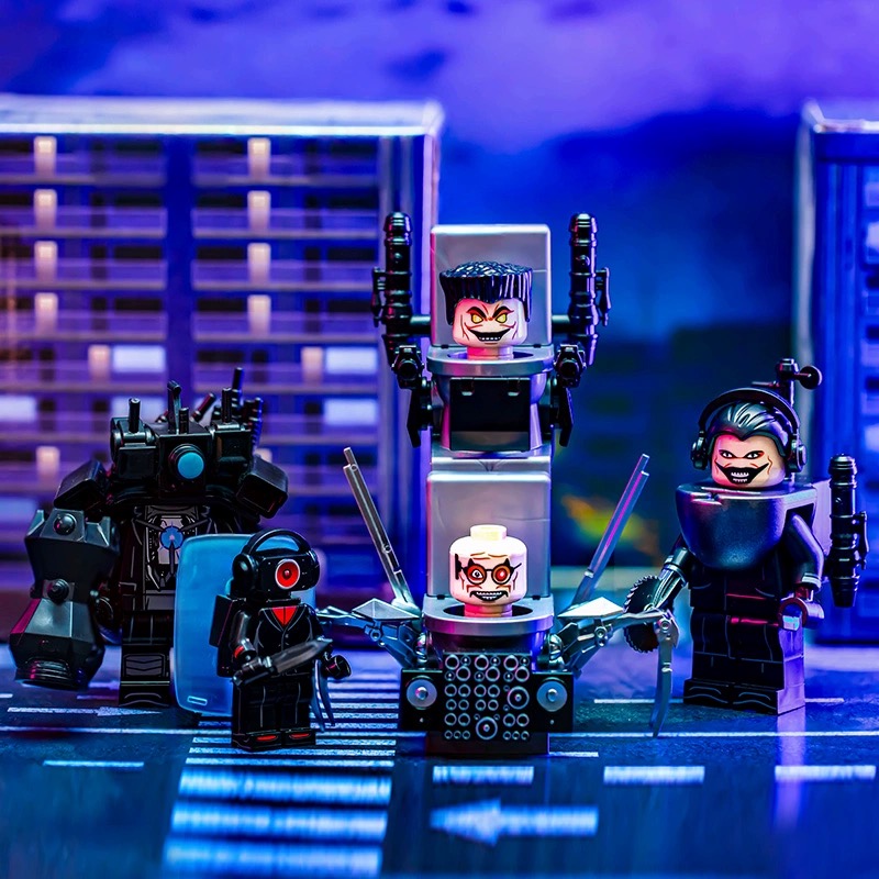 KDL823 Titan Camera Man Gman Block Toys Figure K2168-2172 Skibidi Toilet Building Bricks 5pcs/set