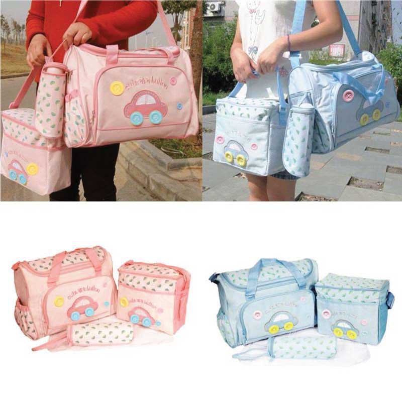 Mother Bag Baby Diaper Bags Sets Multifunctional Baby Nursing Nappy Bag For Mom Organizer - 3 pcs