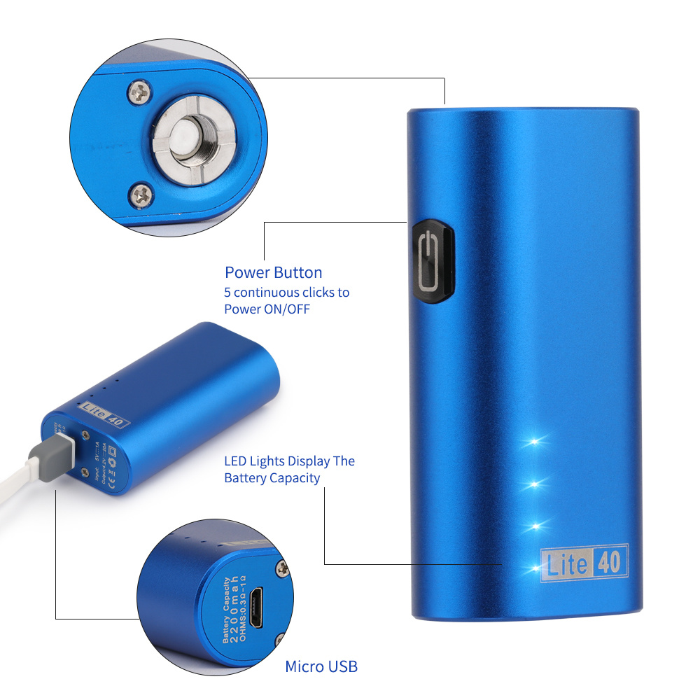high performing Vape Pod Kit Empty Tank Starter Kit Lite 40 - 1 piece. 