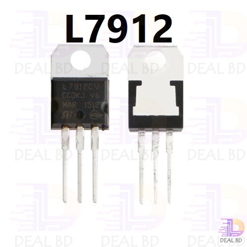 2Pcs- L7912 Voltage Regulator IC L7912 7912 L7912CV DC 12V 1.5A TO-220 Package Linear Voltage Regulator IC Electrical Circuitry & Parts. 