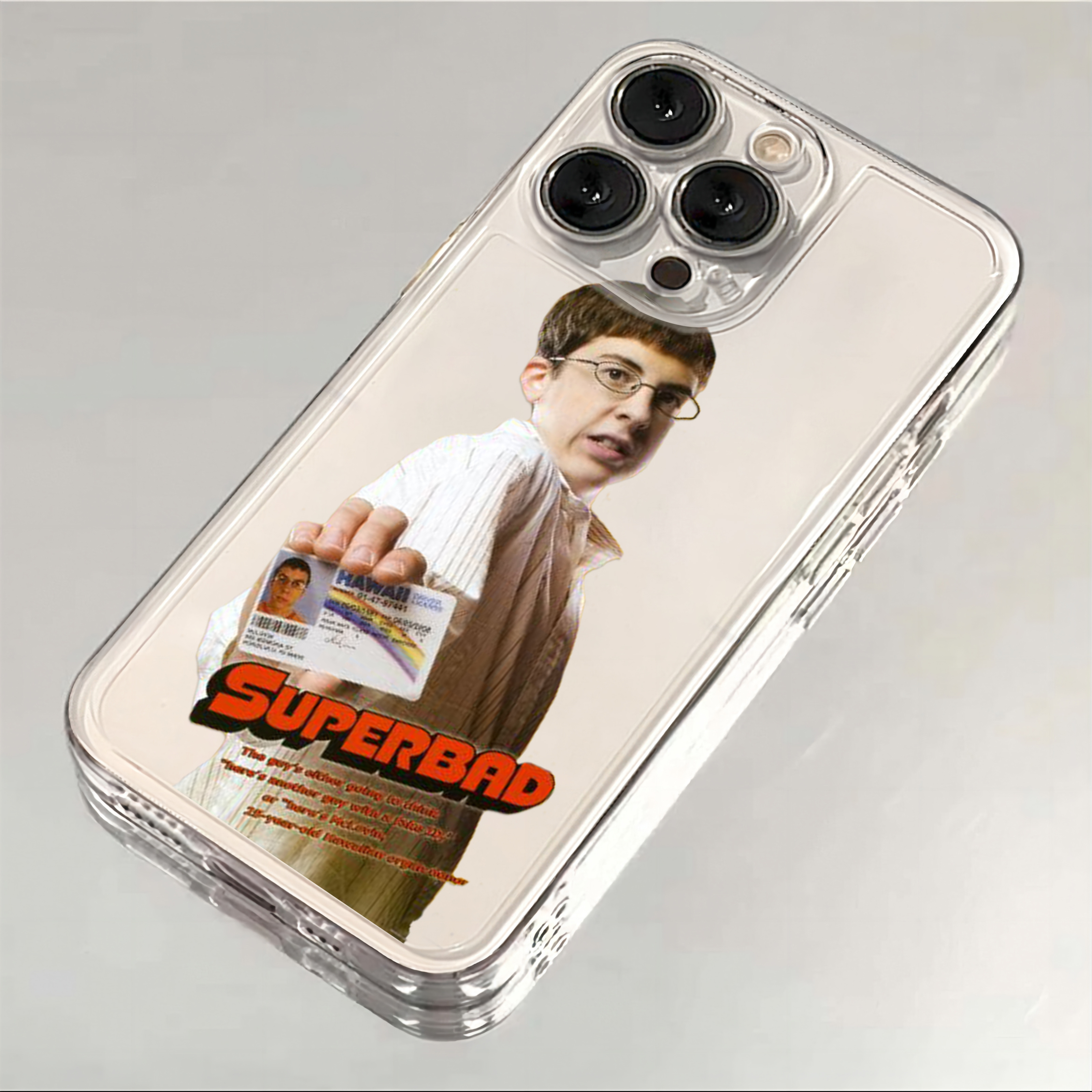 Mclovin Movie Superbad Phone Case For iPhone 16 15 14 13 12relax 11 Mini Pro Max X XR XSMax 7 8 Plus SE20 Transparent Cover. 