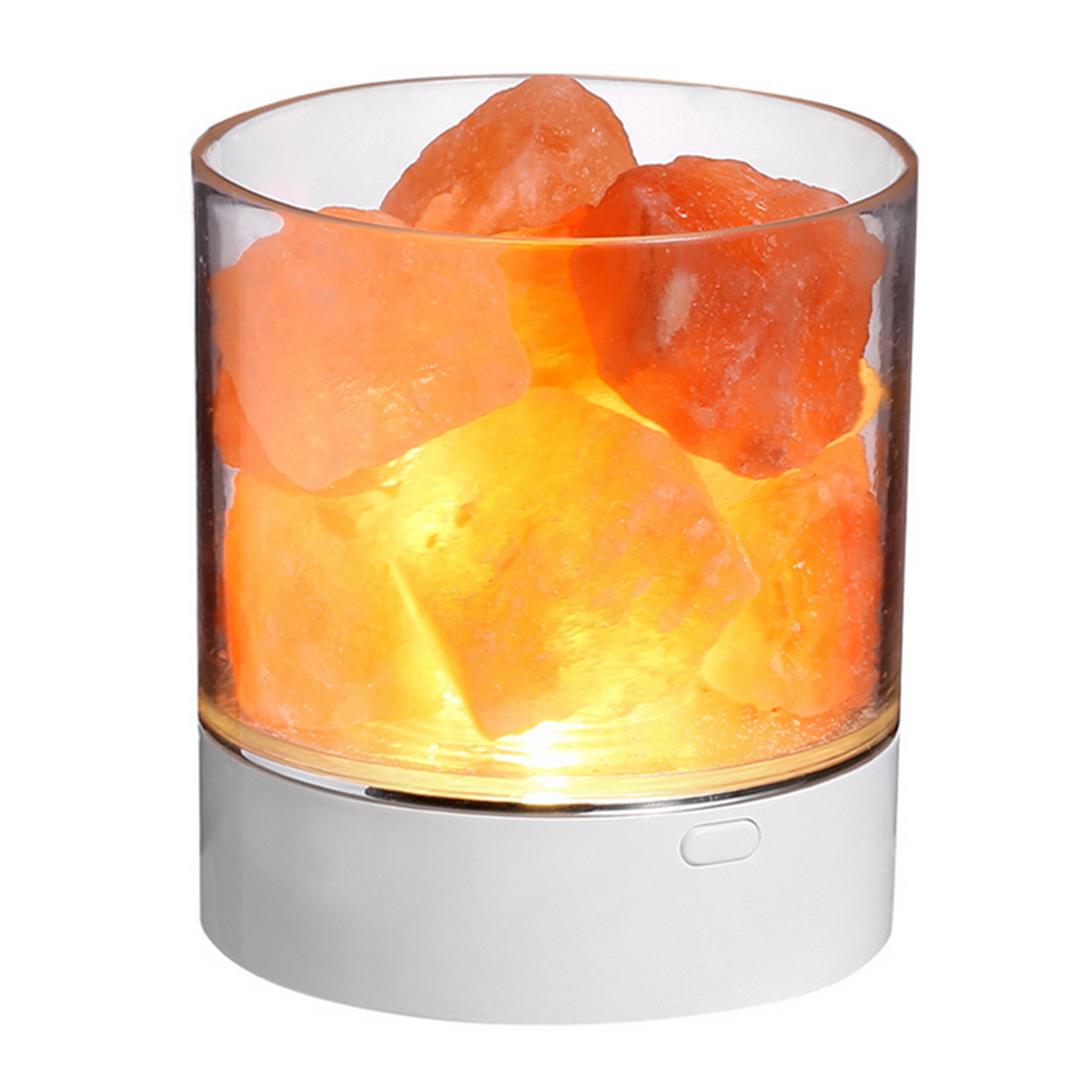Migeet Natural Crystal Himalayan Salt Lamp Multi-color Brightness Adjustable Bedside Table Lamp. 
