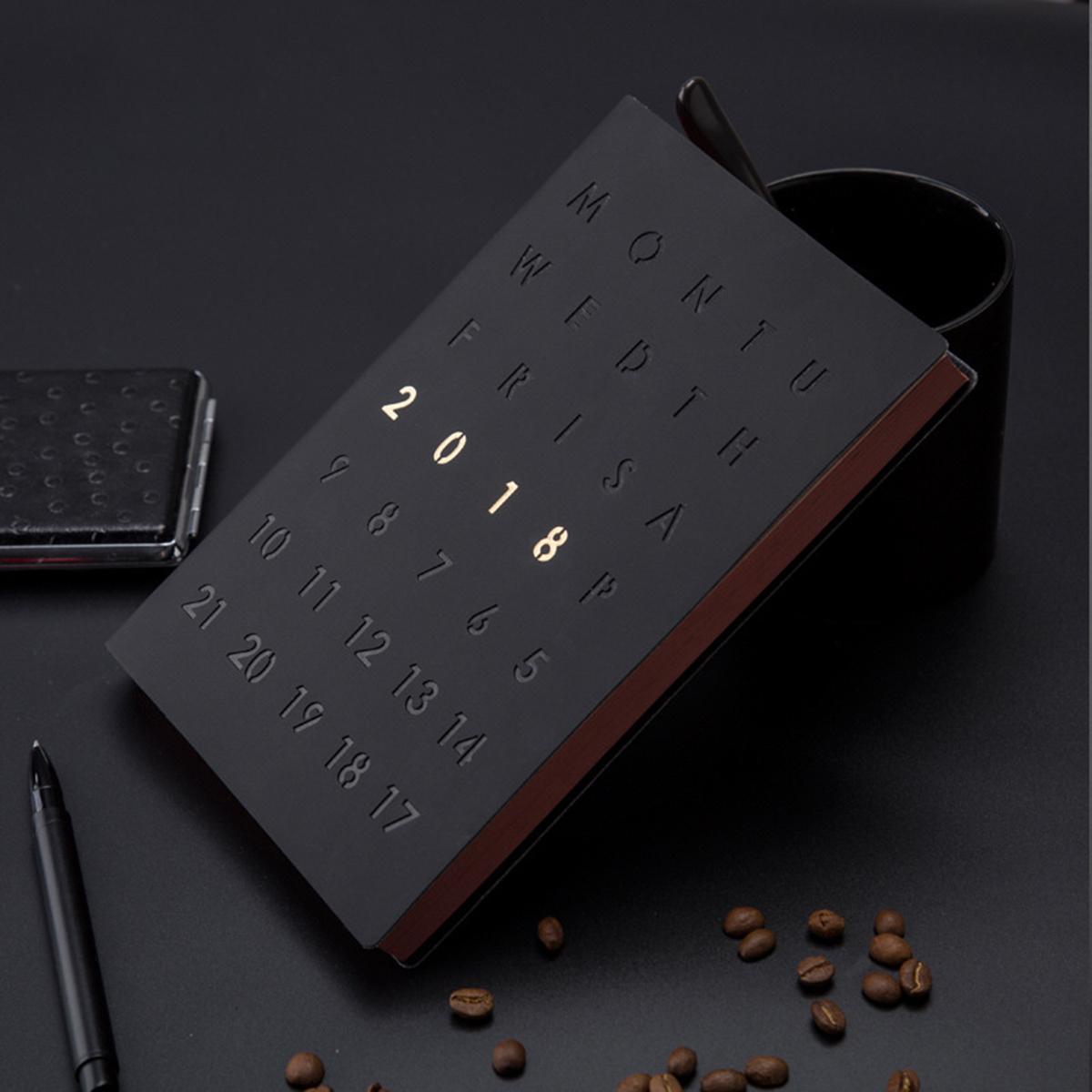 A5 2018 Diary Weekly Monthly Schedule Notebook Journal Planner Calendar Book Day. 