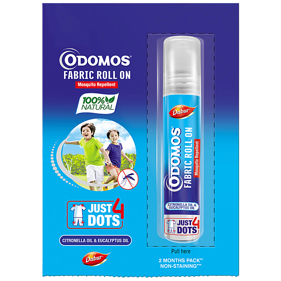 Odomos Mosquito Repellent Fabric Roll On - 8 ml