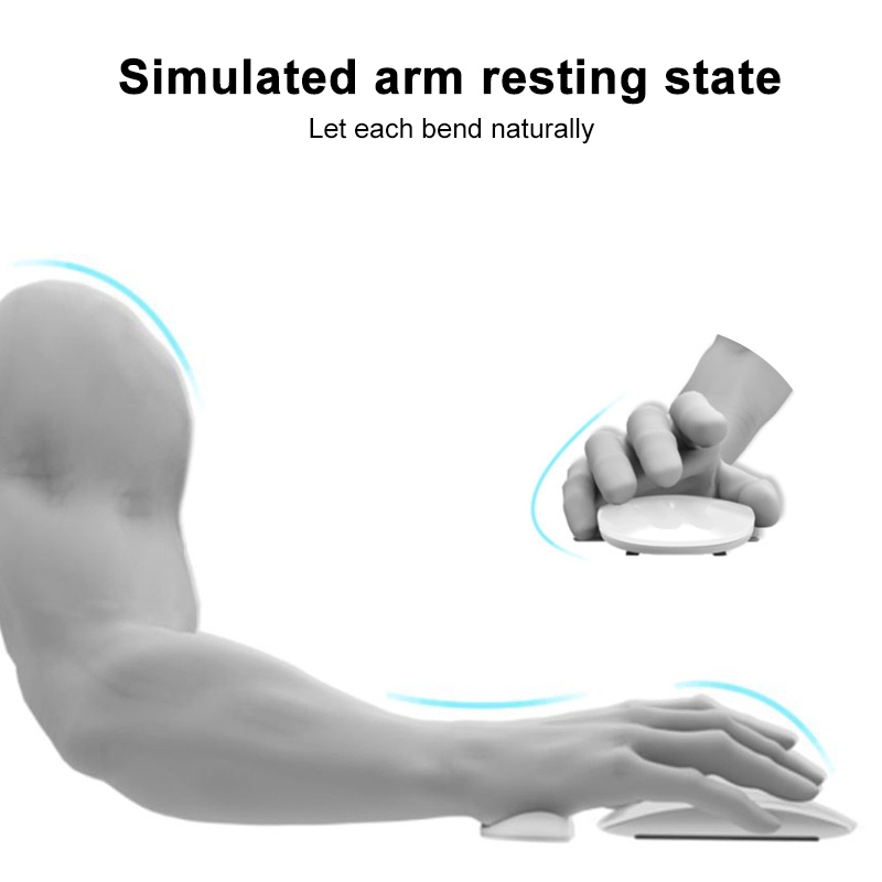 Silicone Wrist Support Mouse Pad Palm Rest Office Hand Rest Right Hand Version. 