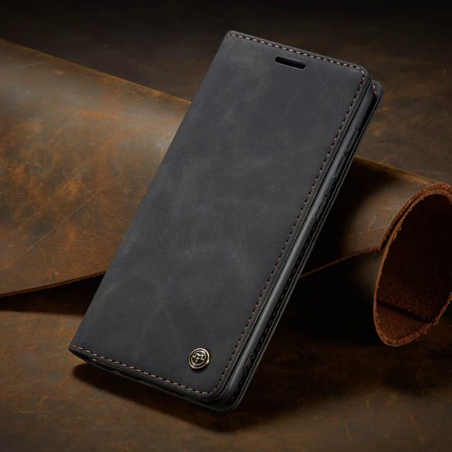 【Pioneer Gong】CaseMe Leather Wallet Case For Samsung Galaxy A02 A12 A13 A20 A21S A22 A31 A32 A33 A41 A42 A51 A52 A53 A71 S23 ultra phone cover. 