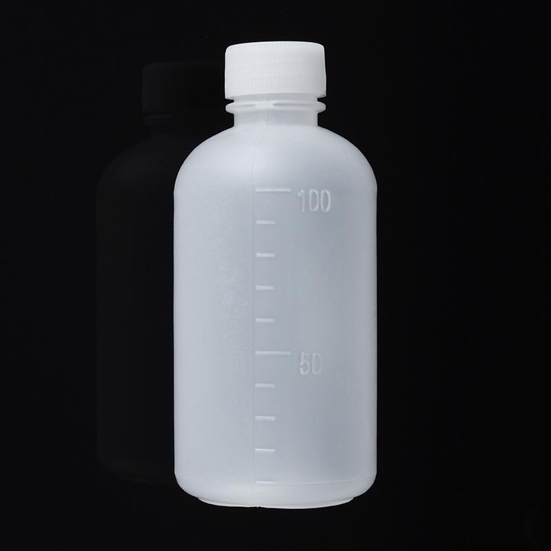 100mL Plastic White Sample Reagent bottle. 