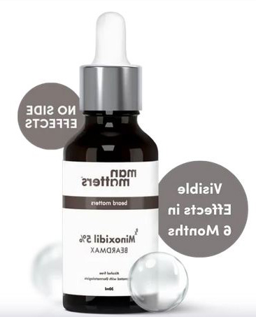 man matters BeardMax 5% Minoxidil Beard Growth Serum (30 ml). 