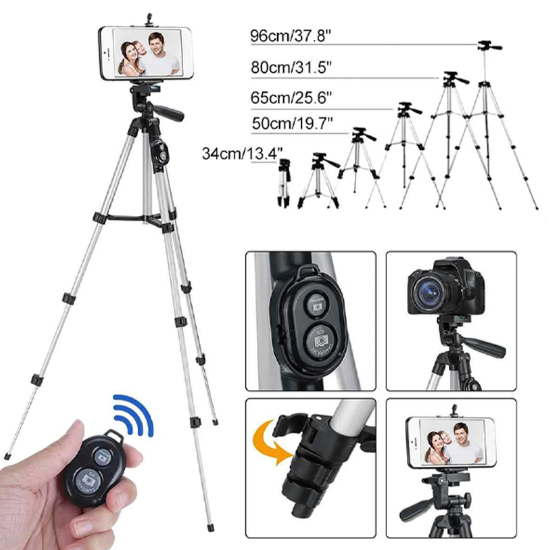 DK 3888 Mobile Phone Camera Tripod with Selfy Remote Control. 