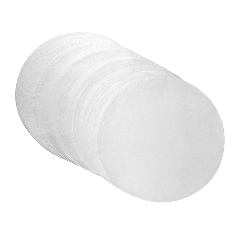 500Pcs 4.5-Inch Non-Stick Round Baking Paper Barbecue Paper Cake Liner Parchment Paper Microwave Oven Paper Sheets