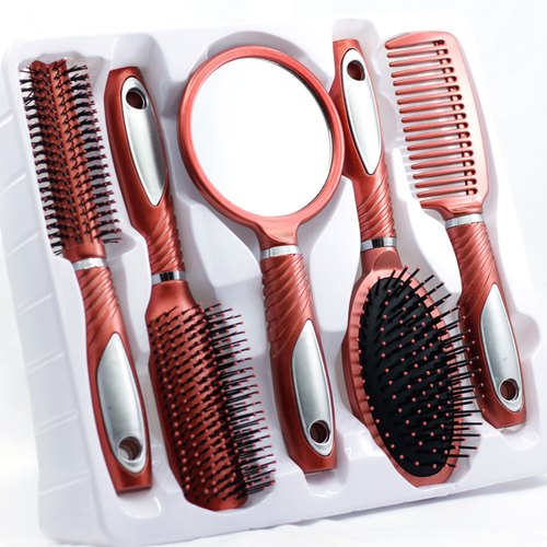 Professional round shop brush set