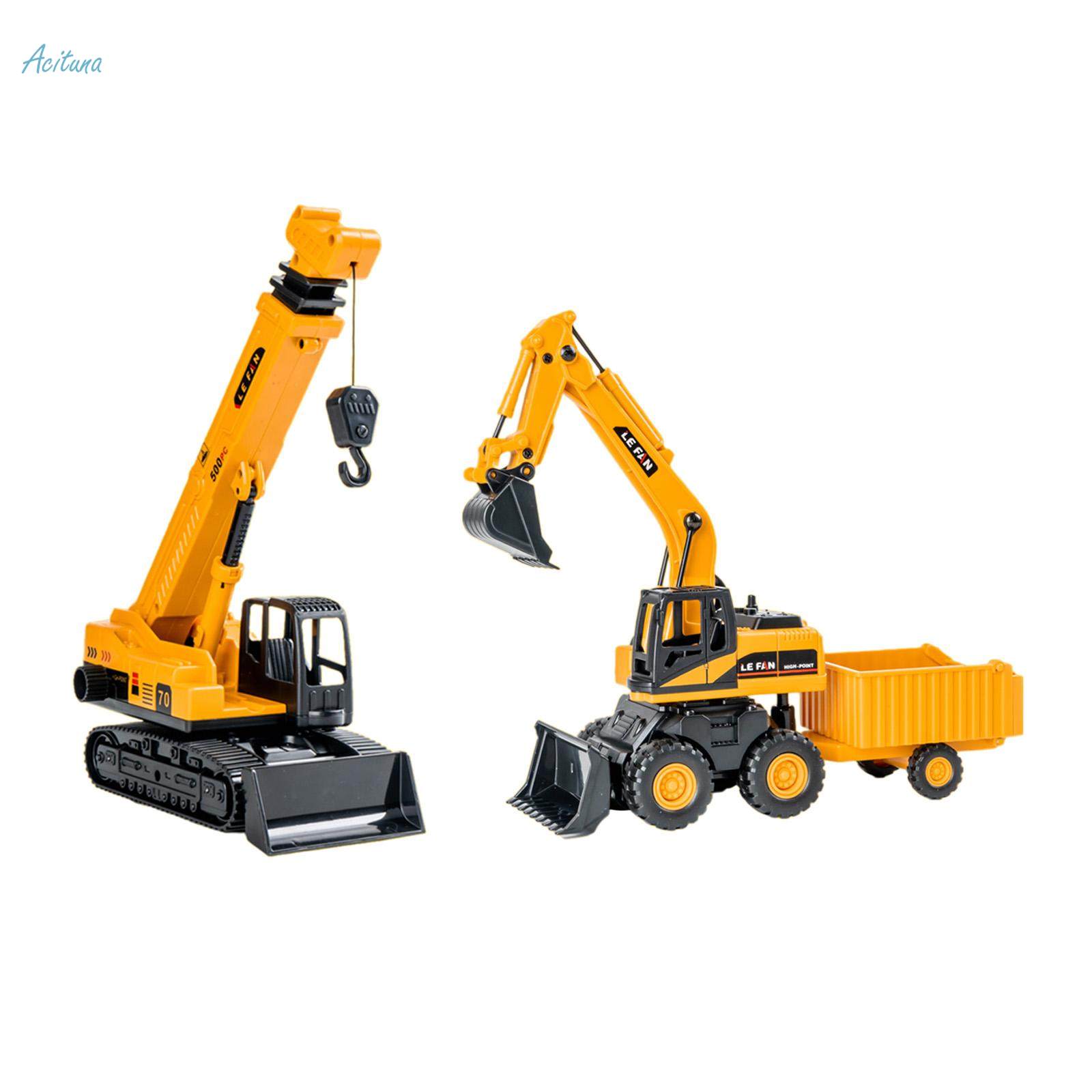 Engineering Vehicle Model Excavators Toy for Decoration Ages 3 and up. 